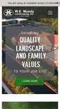 Mobile Screenshot of mundylandscaping.com